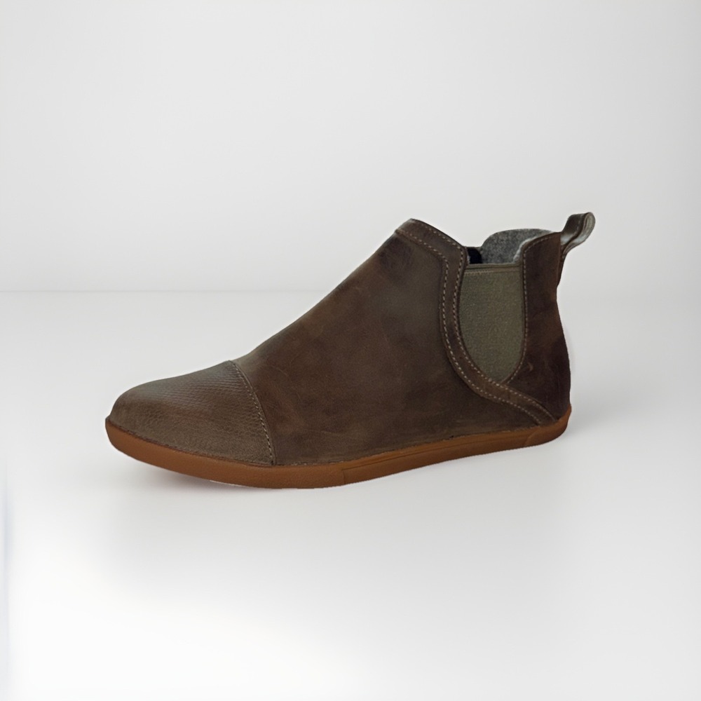 OluKai Pumehana Hulu WP Ankle Bootie US Size 6 / EU 36 Dusty Olive Waterproof